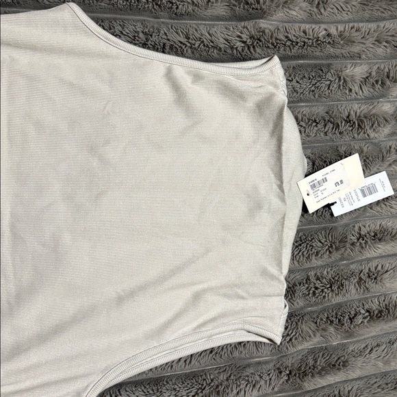 Michael Stars Coco Ruched Ultra Rib Top - Picture 8 of 8